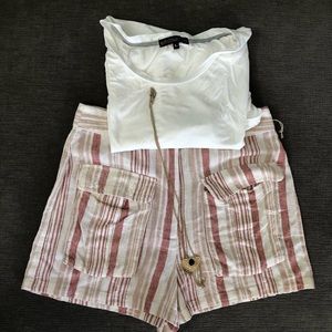 Forever21 Contemporary Linen Shorts